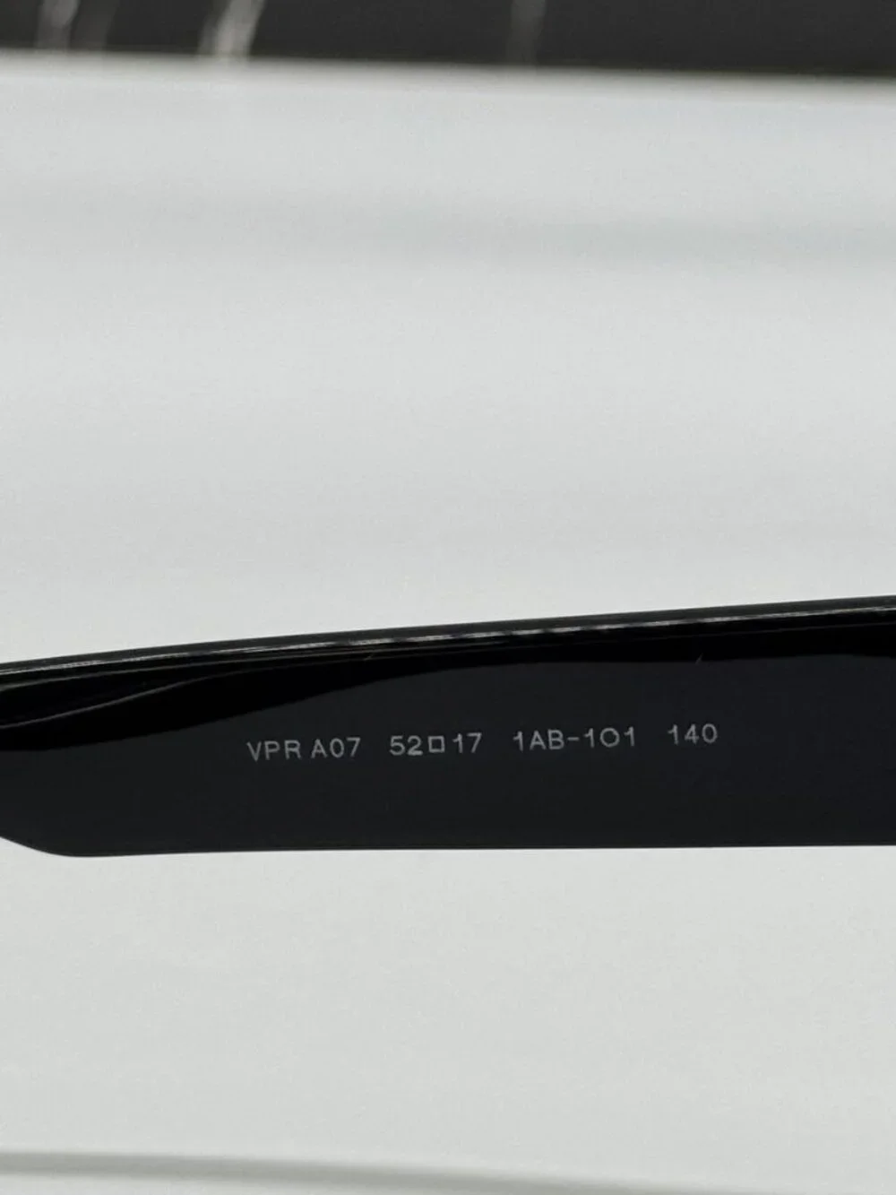 NWT Prada PRA07V 1AB1O1 Women Black Geometric Eyeglasses PR A07V